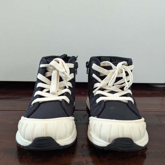 Zara Quilted High Tops Black, Size Toddler 26 - Picture 7 of 7